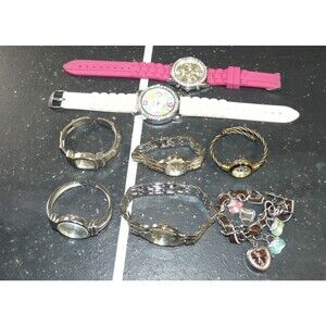 Geneva Ladies Women's VTG Vintage & Modern Quartz Japan Movement Watch Lot 8x